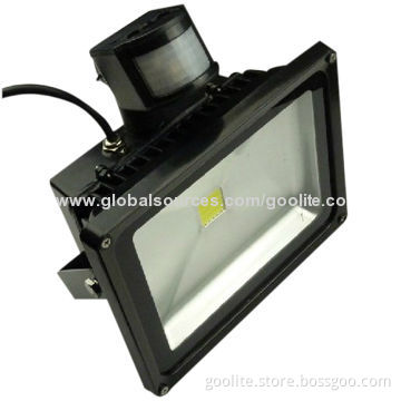 10/20/30/50W man body sensor LED floodlight, 85 to 265V input voltage